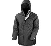 Result Core - Parka pour homme/femme unie - Hiver RW10148 (L) (Noir)