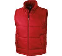 Result Core R208X | Bodywarmer/gilet plus de 25% de matériaux recyclés - Couleur : Red - Taille : M