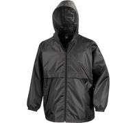 Result Core - Veste "Core", imperméable légère pour homme/femme unie RW9277 (M) (Noir)