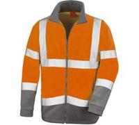 Result Core - Veste de sécurité en micro polaire - Homme (M) (Orange) - UTRW5583 Orange G
