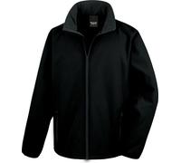 Result Core - Veste Softshell à imprimer pour hommes BC5646 (L) (Noir)