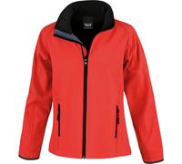 Result Core - Veste Softshell pour femme PC7402 (M) (Rouge/Noir)
