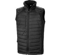 Result Genuine Recycled - Gilet matelassé "Compass" pour hommes/femmes unie RW8794 (XL) (Noir)