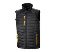 Result Genuine Recycled Résultat Black Compass Softshell rembourré Gilet Unisex