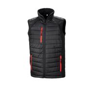 Result Genuine Recycled Résultat Black Compass Softshell rembourré Gilet Unisex