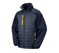 Result Genuine Recycled Résultat Noir Boussole rembourrée Veste Softshell Mode H
