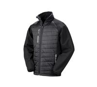 Result Genuine Recycled Résultat Noir Boussole rembourrée Veste Softshell Mode H