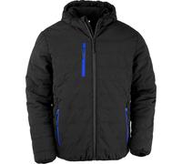 Result Genuine Recycled - Veste matelassée "Compass" pour hommes PC4629 (M) (Noir/Bleu roi)