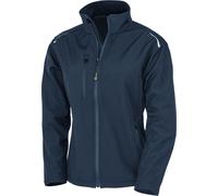 Result Genuine Recycled - Veste Softshell 3 couches pour femmes RW8579 (L) (Bleu marine)