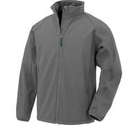 Result Genuine Recycled - Veste Softshell à imprimer pour hommes BC4888 (2XL) (Protection du travail Gris)