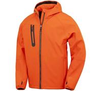 Result Genuine Recycled - Veste Softshell à imprimer pour hommes PC7810 (XXL) (Orange/bleu marine)