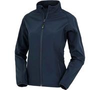 Result Genuine Recycled - Veste softshell imprimée pour femmes PC4293 (S) (Bleu marine)