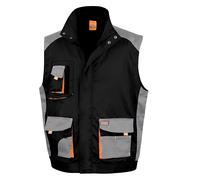 Result Gilet Bodywarmer Work-Guard Lite Gris Noir Ou Bleu