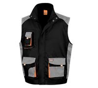 Result Gilet Bodywarmer Work-Guard Lite Gris Noir Ou Bleu
