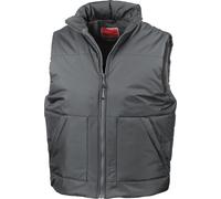 Result - Gilet pour homme/femme unie PC6637 (L) (Gris foncé)