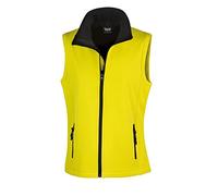 Result Doudoune femme sans manche Softshell Jaune 2XL