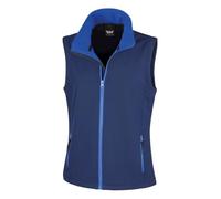 Result Gilet softshell sans manches R232f imprimable Femme Bleu Marine/Bleu Roi 2X-Large/Size 18