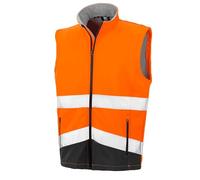 Result Gilet sans Manches Haute visibilité Softshell High VIZ