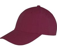 Result Headwear - Casquette de baseball "Memphis" profil bas RW9751 (taille unique) (Bourgogne)
