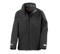 Result junior classique softshell veste 3 couches r121j-y -kid hiverwear manteau