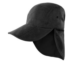 Result - Lot de 2 Casquettes légionnaire Pliables - Adulte (Taille Unique) (Noir)