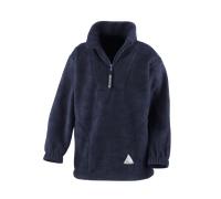 Result Pull Fleece Polaire À Col Zippé Pour Enfants Filles Garçons