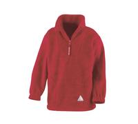 Result Pull Fleece Polaire À Col Zippé Pour Enfants Filles Garçons