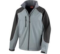 Result R118a Veste à Capuche Softshell Ice Fell L Gris/Noir
