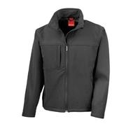 Result R121a Veste Classique Soft Shell pour Homme Petit Noir