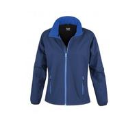 Result R231F Veste en Softshell Imprimable pour Femme Bleu Marine/Royal Taille M