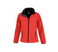 Result R231F Veste Softshell Imprimable, Rouge/Noir, XL Femme
