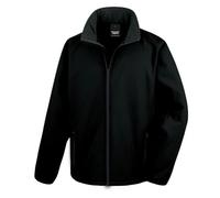 Result R231m Veste Imprimable en Softshell XL Noir/Noir