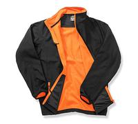 Result R231m Veste Imprimable en Softshell XXL Noir/Orange