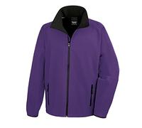 Result R231m Veste Imprimable en Softshell XXL Violet/Noir