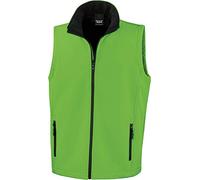 Result R232 m Gilet sans Manches Imprimable en Softshell Petit Vert/Blanc/Bleu