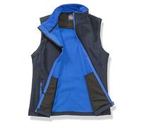 Result R232f Gilet Softshell Imprimable Femme, Bleu Marine/Bleu Roi, Large/Size 14