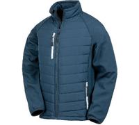 Result R237X | Hommes Black Compass Softshell Jacket - Couleur : Navy/Grey - Taille : M