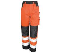 Result Safe Guard Cargo Trousers Pantalon, Orange (Flo Orange R327xoranxlr), L Homme