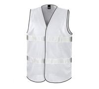 Result Safeguard Enhance Gilet de visibilité, blanc, L/XL. R200XEV