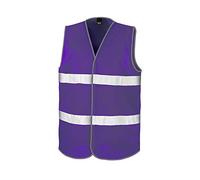 Result Safeguard Enhance Gilet de visibilité, violet, L/XL. R200XEV