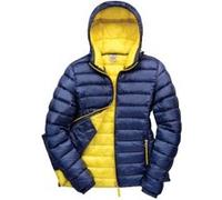 Result Urban Snowbird - Veste rembourrée à capuche - Femme (XL) (Bleu marine/Jaune) - UTBC3254 Bleu Marine/Jaune
