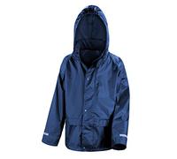 Result - Veste de Pluie imperméable - Enfant Unisexe (5-6ans) (Bleu Marine)