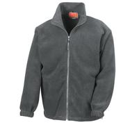 Result Veste en polaire anti-boulochage pour homme - gris - Medium