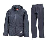 Result - Veste et Pantalon de Pluie - Homme (M) (Bleu Marine)