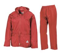 Result - Veste et Pantalon de Pluie - Homme (XL) (Rouge)