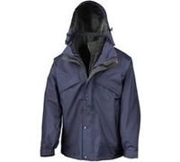 Result - Veste imperméable coupe-vent 3 en 1 - Homme (XL) (Bleu marine) - UTBC930 Bleu Marine, Bleu marine G