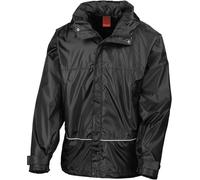 Result - Veste imperméable "Pro Coach" pour hommes RW10181 (L) (Noir)