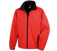 Result Veste Softshell Imperméable Coupe-Vent Zip Poches Contrastées