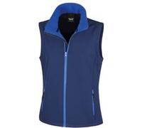 Result - Veste softshell sans manches - Femme (XS) (Bleu marine/Bleu roi) - UTRW3698 Bleu Marine/Bleu Roi G