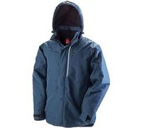Result - Veste style jean imperméable - Homme (L) (Bleu marine) - UTPC2612 Bleu Marine